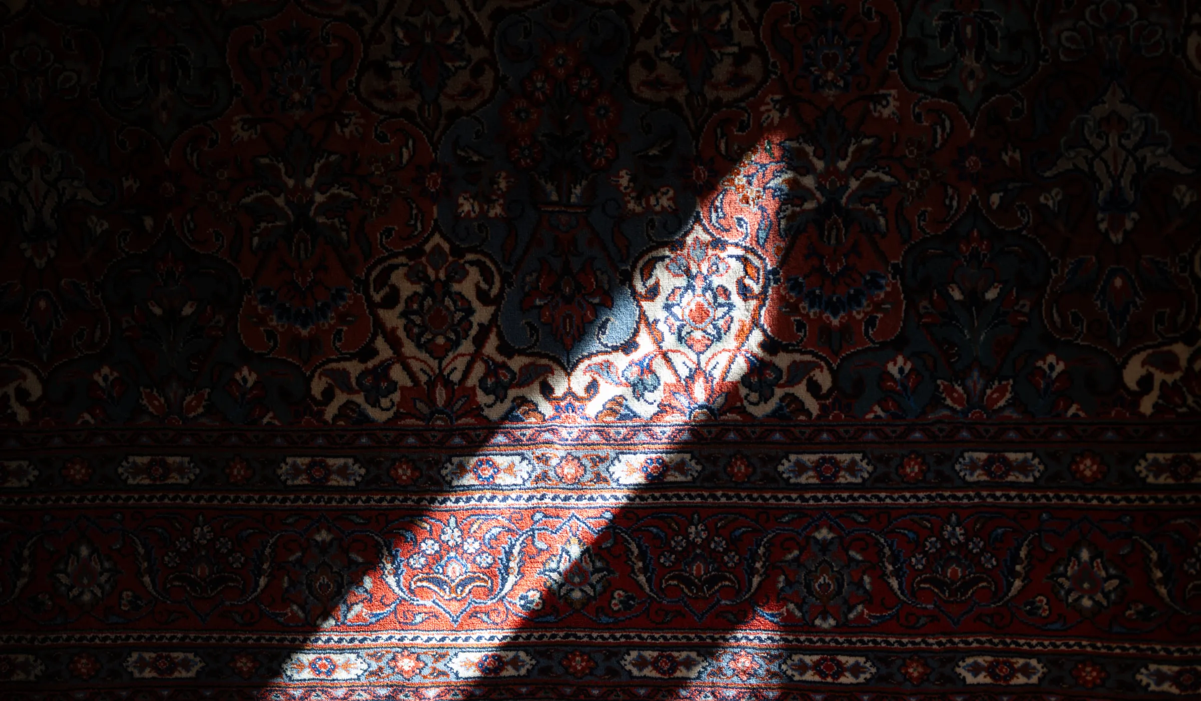 Hand-knotted oriental rugs — Amir Rasty & Filles showroom in Geneva